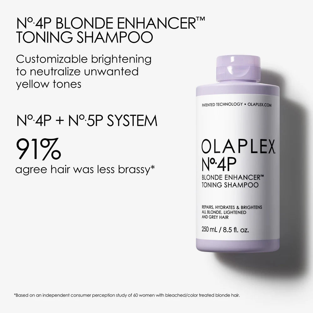 Olaplex No.4-P Blonde Enhancer Toning Shampoo 250ml - Aesthetics Supply